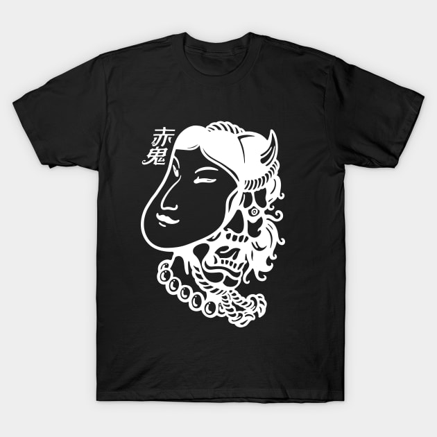 Hannya Demon IX T-Shirt by RedOni Clothing